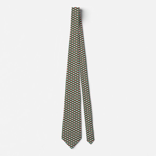 Bulgarien Flagga Honeycomb Tie Slips (Framsida)