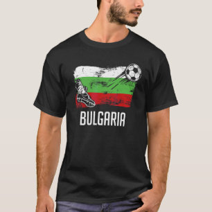 Bulgarien Flagga Jersey Bulgariska fotbollsgruppen T Shirt