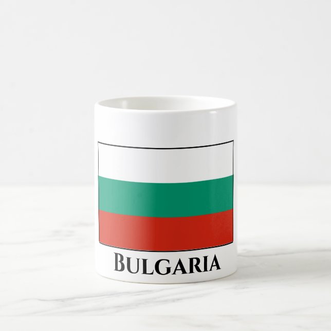 Bulgarien Flagga Kaffemugg (Center)