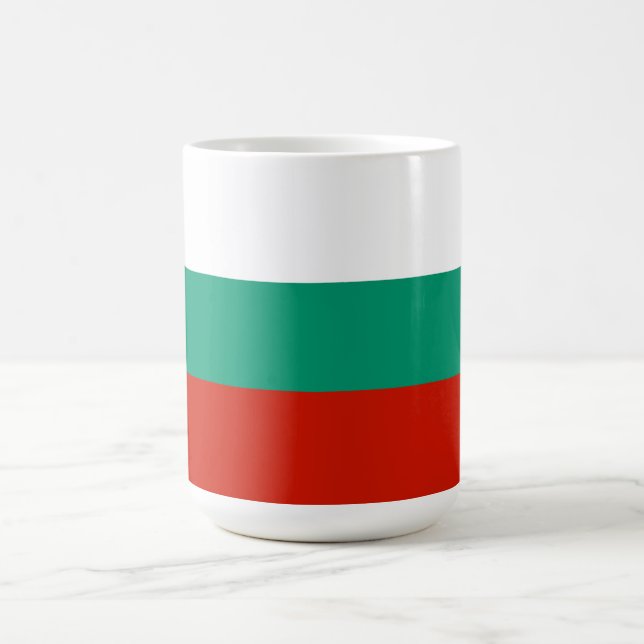 Bulgarien flagga kaffemugg (Center)