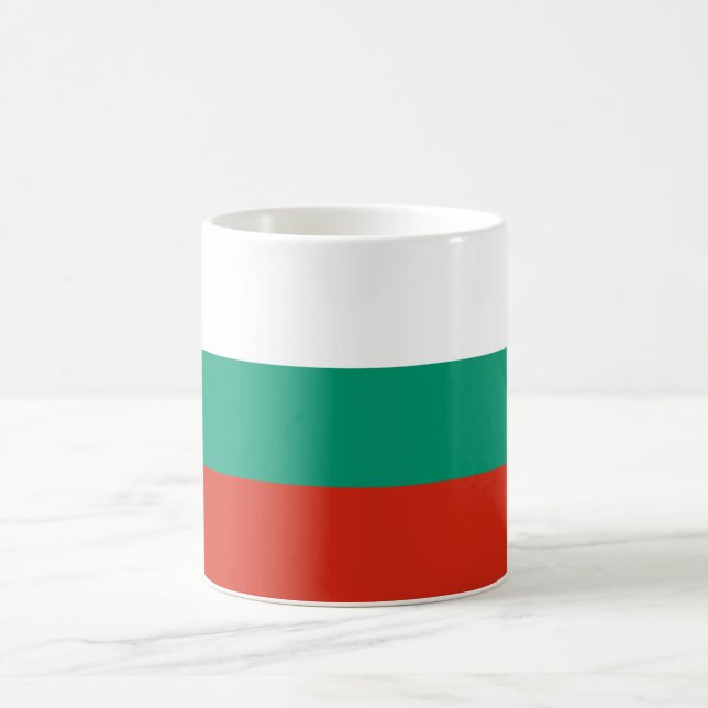 Bulgarien Flagga Kaffemugg (Center)