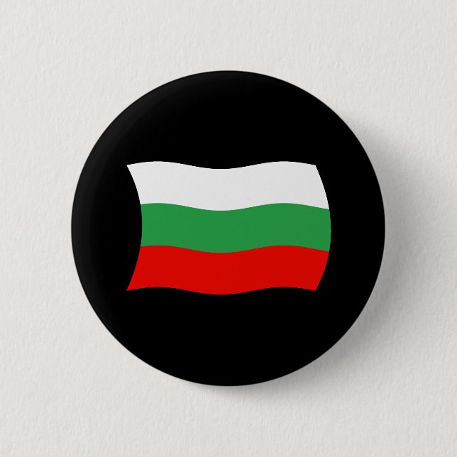 Bulgarien Flagga Knapp (Framsida)