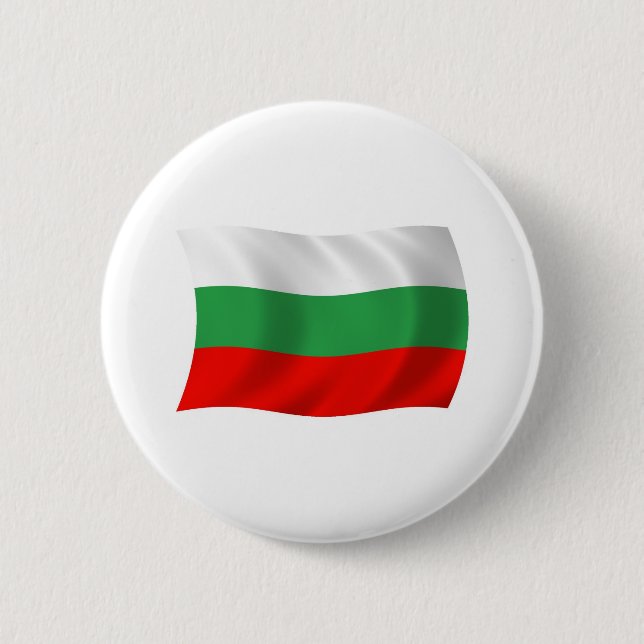 Bulgarien Flagga Knapp (Framsida)