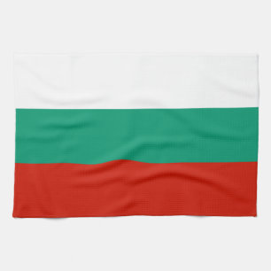 Bulgarien flagga kökshandduk