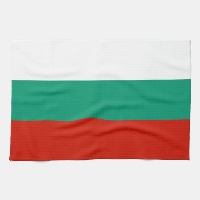 Bulgarien flagga kökshandduk (Horisontell)