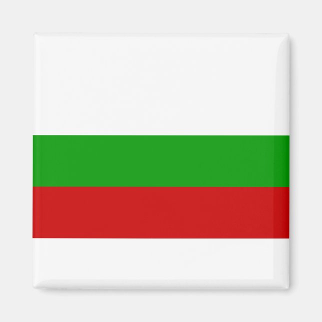 Bulgarien Flagga Magnet (Framsidan)