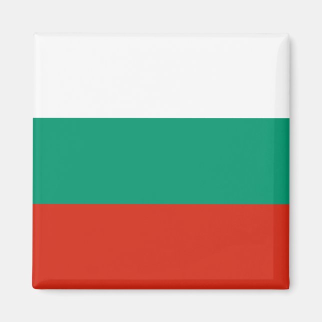 Bulgarien Flagga Magnet (Framsidan)