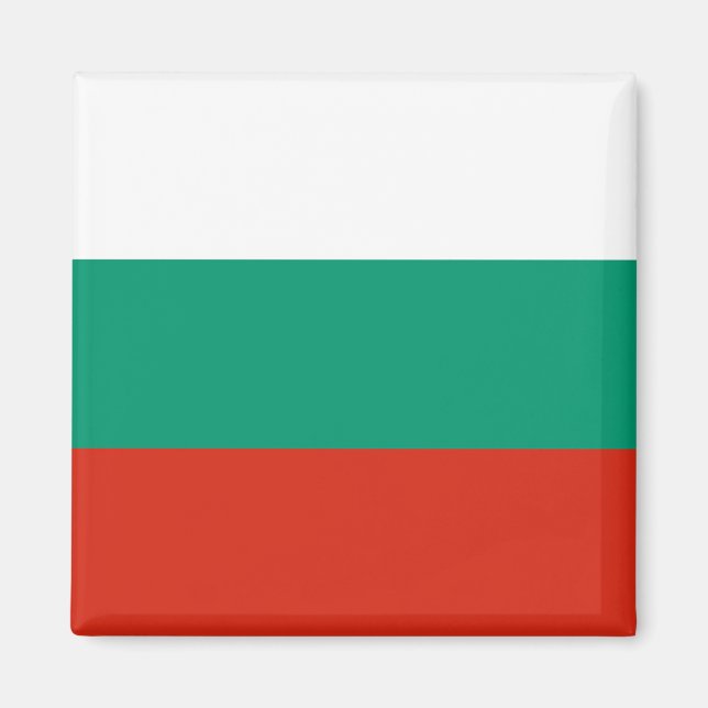 Bulgarien Flagga Magnet (Framsidan)