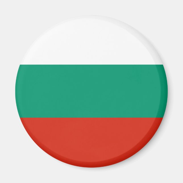 Bulgarien Flagga Magnet (Framsidan)