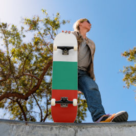 Bulgarien flagga mini skateboard bräda 18,5 cm