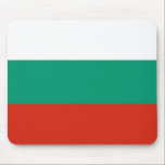 Bulgarien Flagga Mousepad Musmatta<br><div class="desc">Mousepad med Bulgariens Flagga.</div>