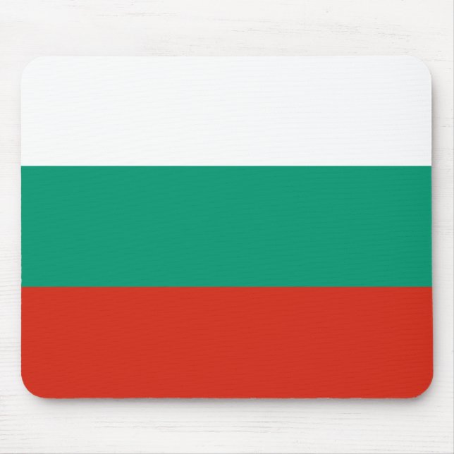 Bulgarien Flagga Mousepad Musmatta (Framsidan)