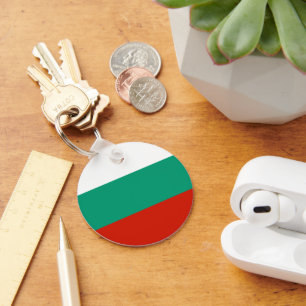 Bulgarien flagga nyckelring