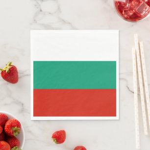 Bulgarien flagga pappersservett