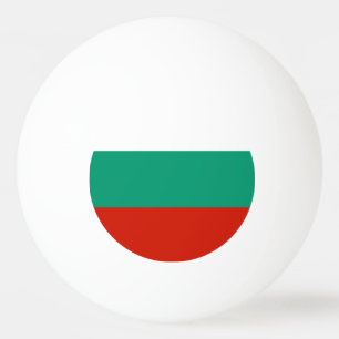 Bulgarien flagga pingisboll