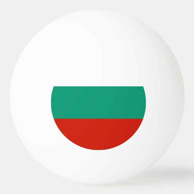 Bulgarien flagga pingisboll (Framsidan)