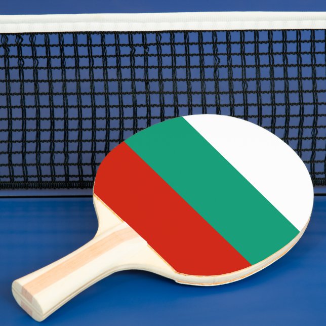 Bulgarien flagga pingisracket (Insitu)