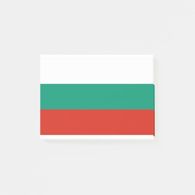 Bulgarien Flagga Post-it Block (Framsida)
