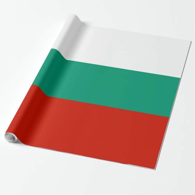 Bulgarien flagga presentpapper (Utrullad)