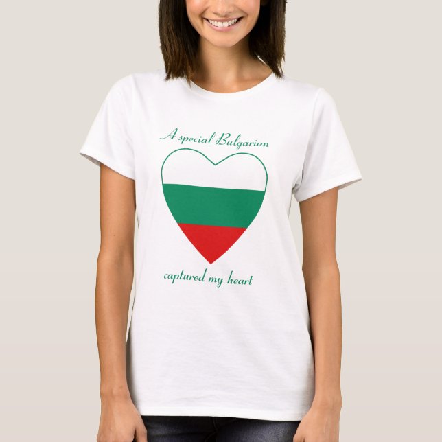 Bulgarien Flagga Swehoney T-Shirt (Framsida)