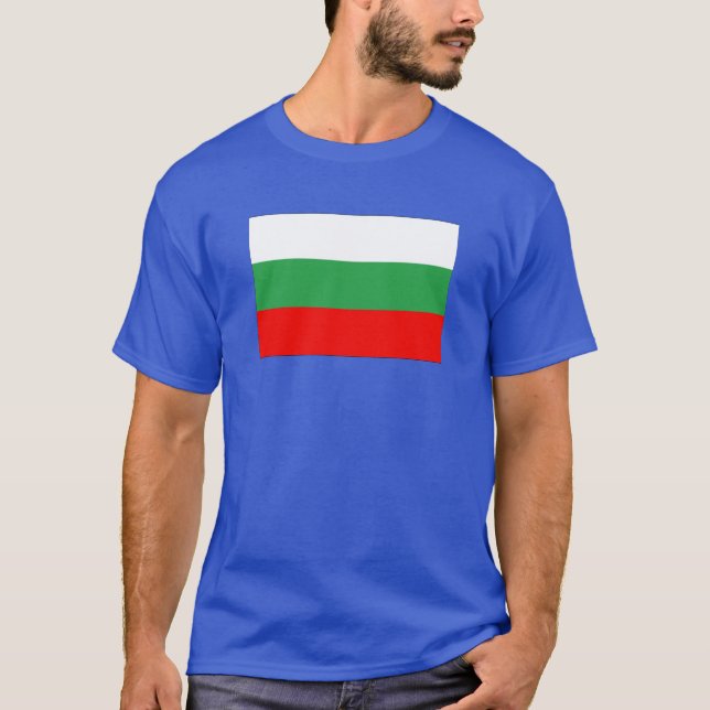 Bulgarien Flagga T-shirt (Framsida)