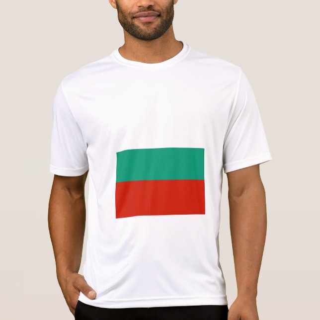 Bulgarien flagga t shirt (Framsida)