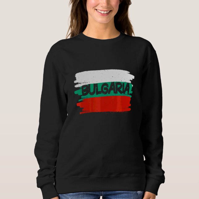 Bulgarien Flagga T Shirt (Framsida)