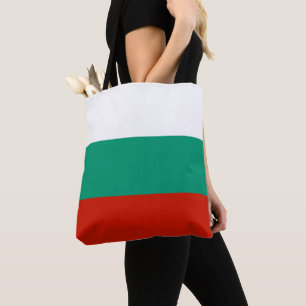 Bulgarien flagga tygkasse