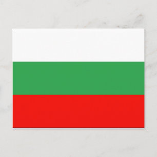 Bulgarien Flagga Vykort