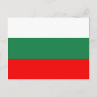 Bulgarien flagga vykort
