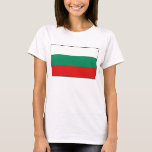 Bulgarien Flagga x Karta T-Shirt