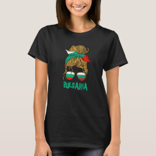 Bulgarien För Tjej Bulgarisk Flagga för Kvinnor Bu T Shirt