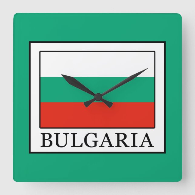 Bulgarien Fyrkantig Klocka (Framsida)