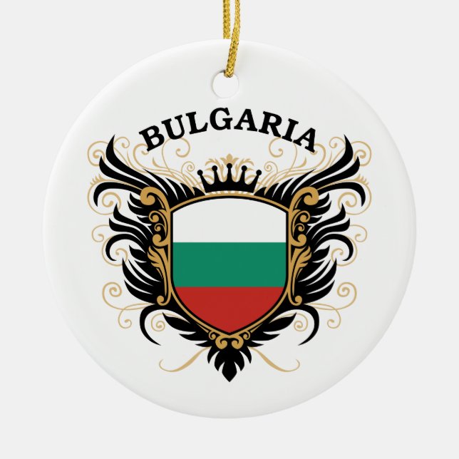 Bulgarien Julgransprydnad Keramik (Framsidan)