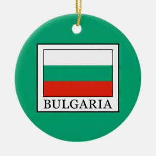Bulgarien Julgransprydnad Keramik