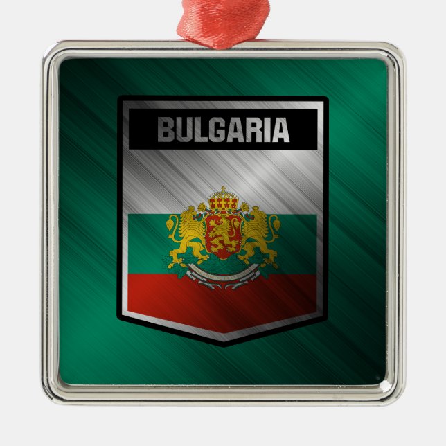Bulgarien Julgransprydnad Metall (Framsidan)
