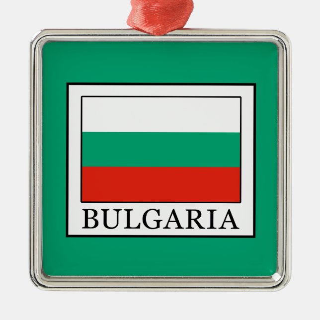 Bulgarien Julgransprydnad Metall (Framsidan)