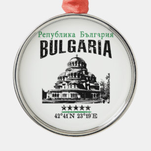 Bulgarien Julgransprydnad Metall
