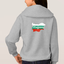 Bulgarien karta, på baksidan t shirt