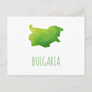 Bulgarien Karta Vykort