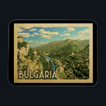 Bulgarien Magnet Tyskland Vintage resor<br><div class="desc">Bulgarien har en Tyskland utformning i Vintage resor stil som ger en fantastisk överblick över land med berg och flod.</div>