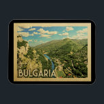 Bulgarien Magnet Tyskland Vintage resor<br><div class="desc">Bulgarien har en Tyskland utformning i Vintage resor stil som ger en fantastisk överblick över land med berg och flod.</div>