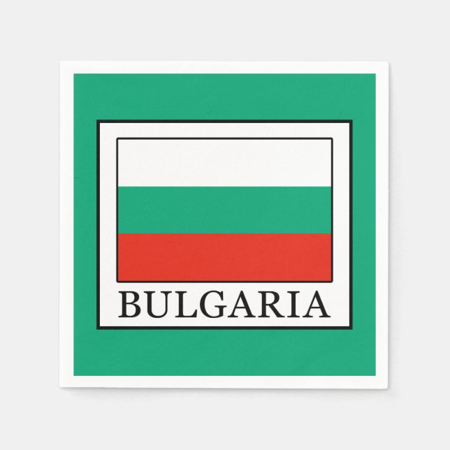 Bulgarien Pappersservett (Framsidan)
