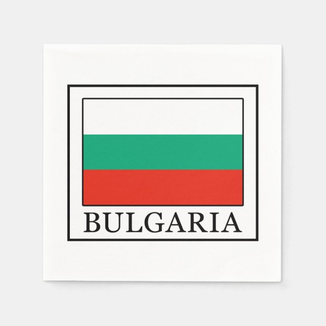 Bulgarien Pappersservett (Framsidan)