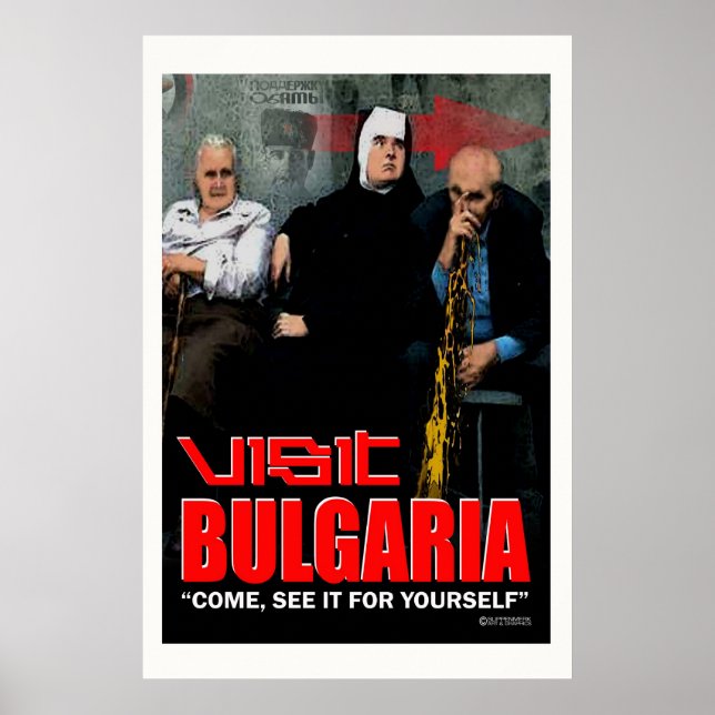 Bulgarien poster (Framsidan)