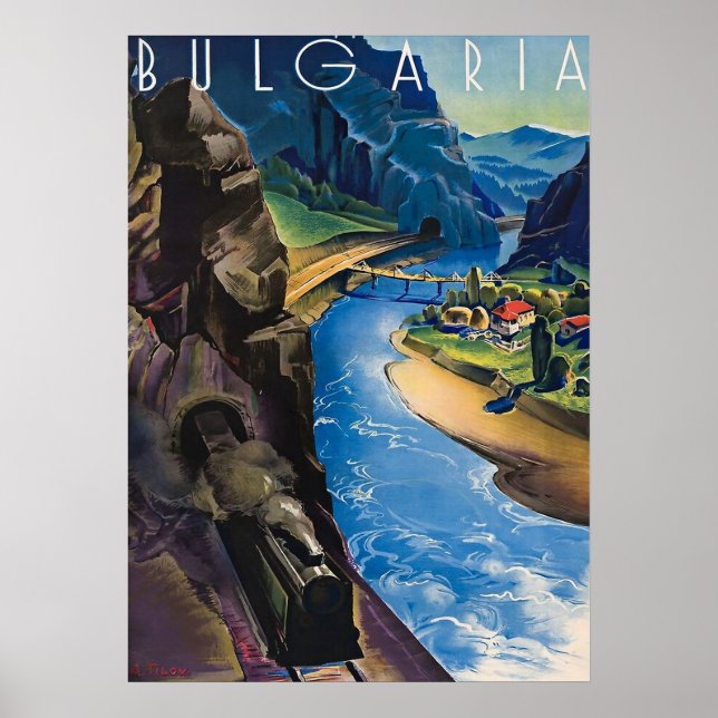 BULGARIEN POSTER (Framsidan)