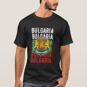 Bulgarien Pride Vapen Vintage T Shirt