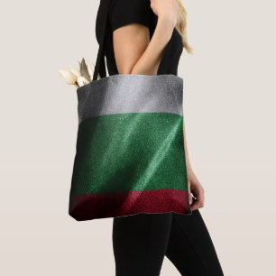 Bulgarien silke flagga tygkasse