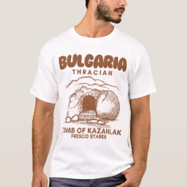 Bulgarien : trakiskt gravmonument i Kazanlak fresk T Shirt