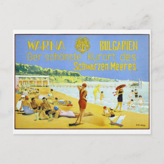 Bulgarien Varna Vintage Resoraffisch Restaurering Vykort